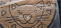 36" X 24" Cat Welcome Doormat