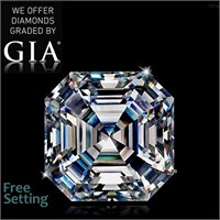 5.03ct,Color G/VS1,Sq. Emerald cut GIA Diamond