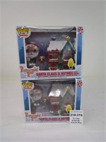 POP TOWN FIGURES- SANTA AND NUTMEG