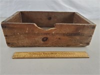 Vintage Wooden Ammo Crate 15 & 1/2" L
