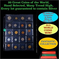 20 Great Coins of the World, hand selected, many t