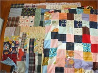 2 UNFINISHED PATCHWORK QUILTS