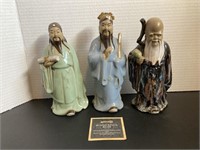 3 Fu Lu Shou Sanxing Figurines