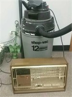 12 Gal. Heavy Duty Shop Vac & Misc.