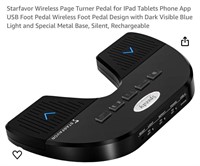 Starfavor Wireless Page Turner Pedal for IPad