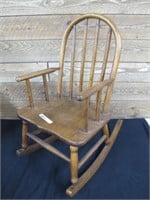 CHILDS ROCKER CLEAN AND SOLID