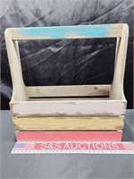 11 x 11 Wood Handled Crate