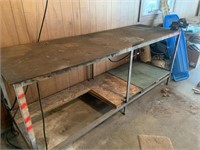 Metal solid workbench