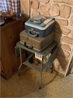 Typewriter Stand with Typewriters