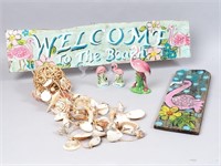 Flamingo & Beach-Themed Decor