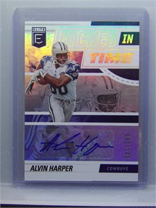 Alvin Harper 2022 Donruss Elite Silver Auto /149