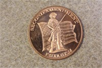 One Ounce Copper Round