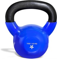 Yes4All Kettlebell Vinyl Coated Cast Iron – Great