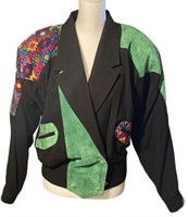 RETRO Vintage Wool & Suede Patchwork Jacket