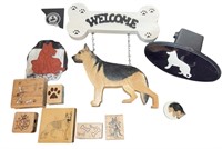 German Shepherd Rubber Stamps & Decor