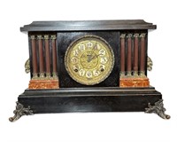 19thC Antique Victorian Ingraham Mantel Clock