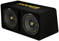 Kicker 44DCWC102 CompC Dual Loaded Subwoofer