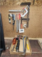 Tools - files, clamps, hammers, etc.