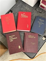 5 Vintage Hymn Books