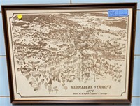 MIDDLEBURY VT 1976 MAP BY H HYMAN
