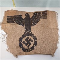 WW2 German Eagle on Burlap