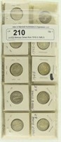 (+/-53) Mercury Dimes from 1916-S-1945-S