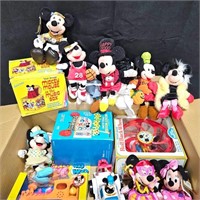 Mickey & Minnie Treasure Box of Vintage Items