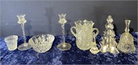 Chrystal and glassware lot