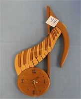 hand made clock, battery operated