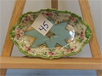hand painted Pickle Dish