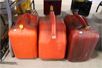 3 - 6 GALLON GAS CANS