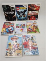 Eight Wii Video Game Bundle