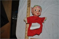 1959 Kresge Christmas Elf hand puppet