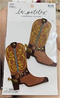 New- 3D Dimensional Stickers- Boots