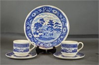 Bluewillow Design Cups and Saucers