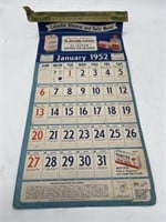 1952 Saint Joseph aspirin calendar advertising