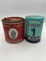 Vintage advertising, tobacco cans, Prince Albert,