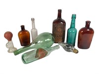 Schutzen Str No 9 & Round Bottom Bottles