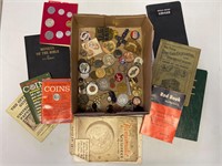 Assorted miniature collectibles and books