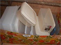 Tupperware, Rubbermaid & Ziploc Plastic Containers