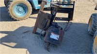 Lowe Skid Steer hydraulic auger attachment