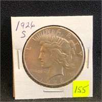 1926S Peace Dollar