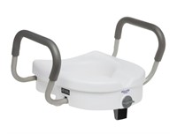 Raised Toilet Seat With Handles