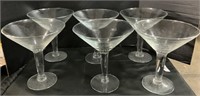 6 Giant Novelty Margarita Glasses.