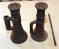 2 bottle jacks -- both are 1.25" to 8", "Alsiw" is