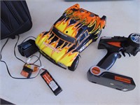 RC Car, Controller, Bag, and Batteries-Works