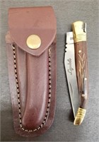 New Laguiole 8.5" Pocket Knife. 440 Steel Blade
