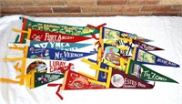 VINTAGE PENNANT FLAG LOT