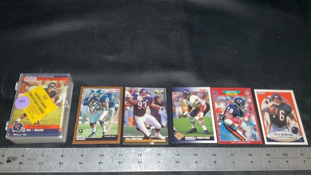 Chicago Bears collectable cards