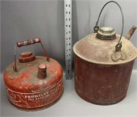2 vintage gas cans eagle gas can